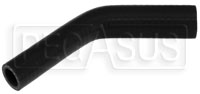Click for a larger picture of Black Silicone Hose, 1" x 3/4" 45 deg. Reducing Elbow