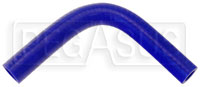 Large photo of Blue Silicone Hose, 3/4 x 5/8