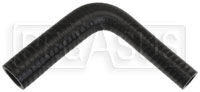 Click for a larger picture of Black Silicone Hose, 1" x 5/8" 90 deg. Reducing Elbow