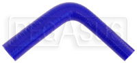 Click for a larger picture of Blue Silicone Hose, 1" x 5/8" 90 deg. Reducing Elbow