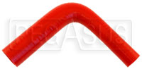 Click for a larger picture of Red Silicone Hose, 1" x 5/8" 90 deg. Reducing Elbow