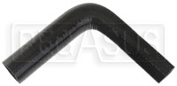 Click for a larger picture of Black Silicone Hose, 1" x 3/4" 90 deg. Reducing Elbow