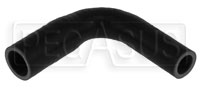 Click for a larger picture of Black Silicone Hose, 1" x 3/4" 90 deg. Reducing Elbow