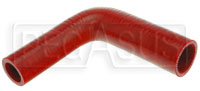 Click for a larger picture of Red Silicone Hose, 1 1/4 x 1" 90 deg. Reducing Elbow