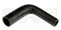 Click for a larger picture of Black Silicone Hose, 1 3/8 x 1.00" 90 deg. Reducing Elbow