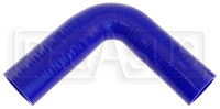 Large photo of Blue Silicone Hose, 1 3/8 x 1 1/4