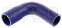 Click for a larger picture of Blue Silicone Hose, 1 3/8 x 1 1/4" 90 deg. Reducing Elbow