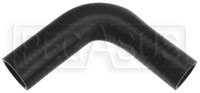Click for a larger picture of Black Silicone Hose, 1 1/2 x 1 1/4" 90 deg. Reducing Elbow