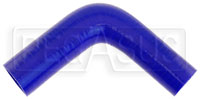 Large photo of Blue Silicone Hose, 1 1/2 x 1 1/4