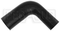 Click for a larger picture of Black Silicone Hose, 1 1/2 x 2" 90 deg. Reducing Elbow