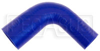 Large photo of Blue Silicone Hose, 1 1/2 x 2