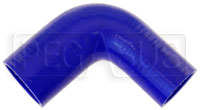 Large photo of Blue Silicone Hose, 2 3/8 x 2