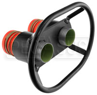 Click for a larger picture of Redhead Dual 2.0" Male Fueling Valves, 4.5 inch Centers