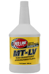 Click for a larger picture of Red Line MT-LV Manual Transmission Lubricant (70W75 GL-4)