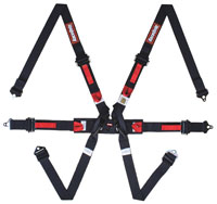 Click for a larger picture of RaceQuip 6-Point FHR Formula Car 2x2 FIA Harness, Pull Up