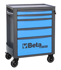 Click for a larger picture of Beta RSC24/5-B Roller Tool Cabinet, Blue - Ships Truck