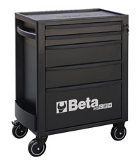 Click for a larger picture of Beta RSC24/5-N Roller Tool Cabinet, Black - Ships Truck