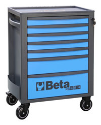 Click for a larger picture of Beta RSC24/7-B Roller Tool Cabinet, Blue - Ships Truck