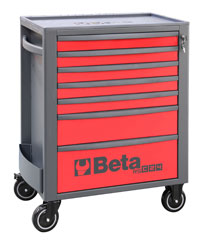 Click for a larger picture of Beta RSC24/7-R Roller Tool Cabinet, Red - Ships Truck