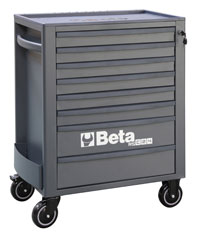 Click for a larger picture of Beta RSC24/8-G Roller Tool Cabinet, Grey - Ships Truck