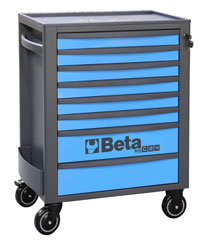 Click for a larger picture of Beta RSC24/8-B Roller Tool Cabinet, Blue - Ships Truck