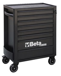 Click for a larger picture of Beta RSC24/8-N Roller Tool Cabinet, Black - Ships Truck