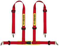 Click for a larger picture of Sabelt Clubman Saloon 4-Point, Snap-In Harness with Pads