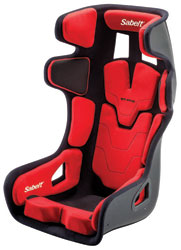 Click for a larger picture of Sabelt Pad Kit for GT-Pad Seat, Large Red