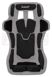 Click for a larger picture of Sabelt Pad Kit for GT-Pad Seat, Medium Black