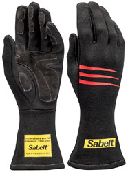 Click for a larger picture of Sabelt Challenge TG-3 Racing Glove, FIA 8856-2000, sz XS, SM