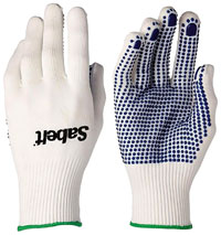Click for a larger picture of Sabelt Cotton Mechanic's Gloves, One Size