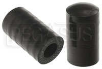 Click for a larger picture of Black Silicone Coolant Bypass Cap, 7/16 inch ID