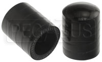 Click for a larger picture of Black Silicone Coolant Bypass Cap, 7/8 inch ID