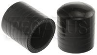 Click for a larger picture of Black Silicone Coolant Bypass Cap, 1 1/8 inch ID