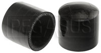 Click for a larger picture of Black Silicone Coolant Bypass Cap, 1 3/8 inch ID