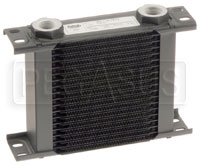 Click for a larger picture of Setrab Series 1 Oil Cooler, 19 Row, M22 Ports