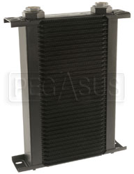 Large photo of Setrab Series 1 Oil Cooler, 34 Row, M22 Ports, Pegasus Part No. SET-134-7612