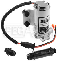 Click for a larger picture of Setrab 12V Mini Gear Oil Circulation Pump, AN10, 150 Filter