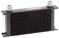 Large photo of Setrab Series 6 Oil Cooler, 19 Row, 16AN Male, Pegasus Part No. SET-619-4064