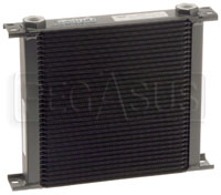 Click for a larger picture of Setrab Series 6 Oil Cooler, 34 Row, M22 Ports