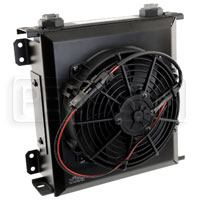 Click for a larger picture of Setrab 3-Series Super STD Cooler, 32 Row, with 12 v Fan