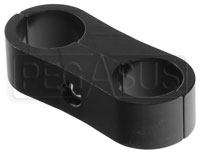 Click for a larger picture of Setrab Billet Hose Separator, 6AN, Black