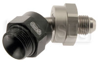 Large photo of Setrab M22 to 6AN Male Adapter, 45 Degree, Pegasus Part No. SET-M22AN06-45