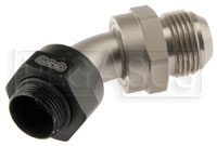 Large photo of Setrab M22 to 12AN Male Adapter, 45 Degree, Pegasus Part No. SET-M22AN12-45