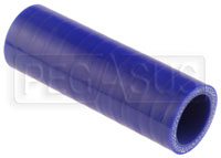 Click for a larger picture of Blue Silicone Hose Coupler, 7/8 inch ID, 4 inch Length