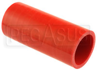 Click for a larger picture of Red Silicone Hose Coupler, 1 1/2 inch ID, 4 inch Length
