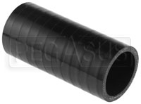 Click for a larger picture of Black Silicone Hose Coupler, 1 5/8 inch ID, 4 inch Length
