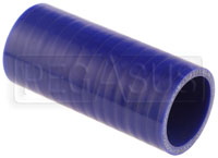 Click for a larger picture of Blue Silicone Hose Coupler, 1 5/8 inch ID, 4 inch Length