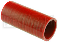 Click for a larger picture of Red Silicone Hose Coupler, 1 5/8 inch ID, 4 inch Length