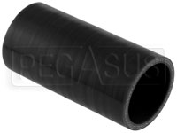 Click for a larger picture of Black Silicone Hose Coupler, 1 3/4 inch ID, 4 inch Length
